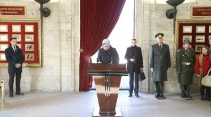 Bakan Kaya Anıtkabir&rsquo;de