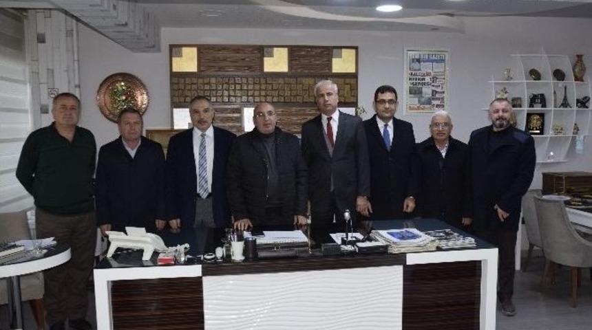 İl Başkanı Ak&ccedil;ay&rsquo;dan Gazeteciler Cemiyetine Ziyaret