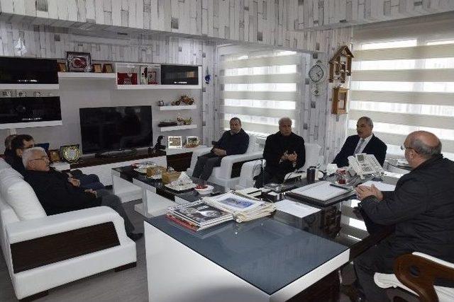 İl Başkanı Akçay’dan Gazeteciler Cemiyetine Ziyaret