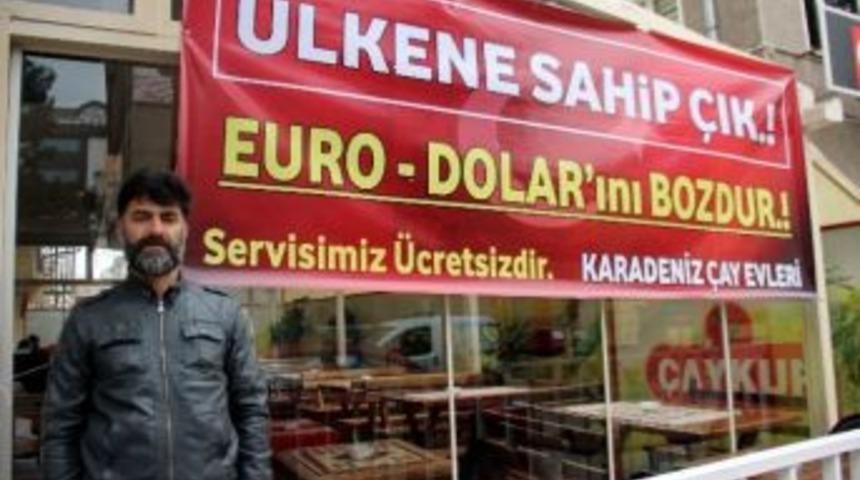 Kayseri&rsquo;de Dolar Ve Euro Bozdurana &Ccedil;ay Bedava