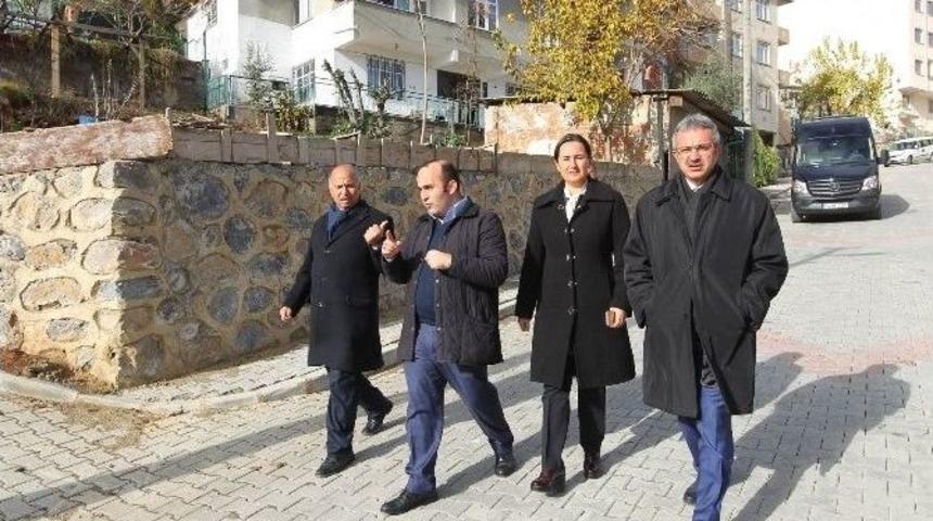 Başkan Köşker Mimar Sinan Mahallesinde İnceleme Yaptı