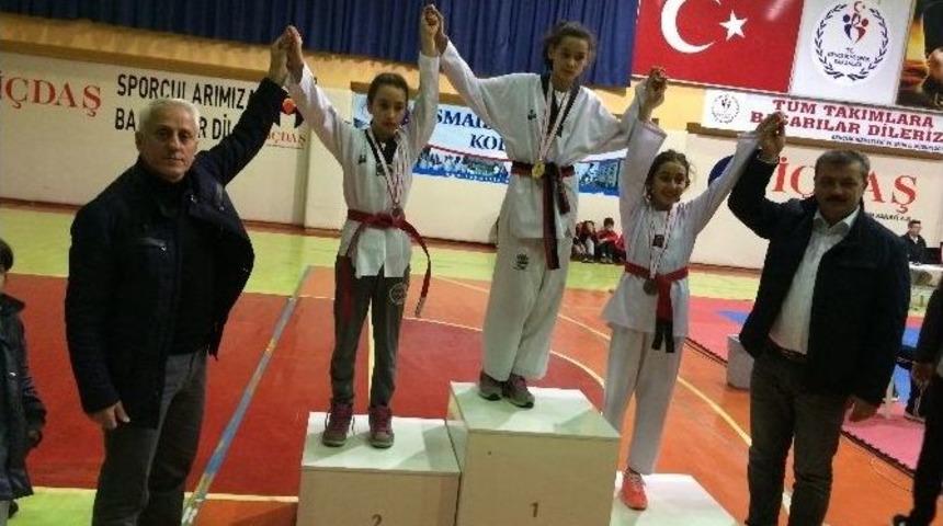 Çanakkaleli Taekwondocular Parmak Isırttı