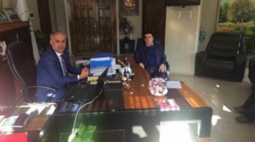 Başkan Yaman&rsquo;a Fabrika Sahibinden Ziyaret