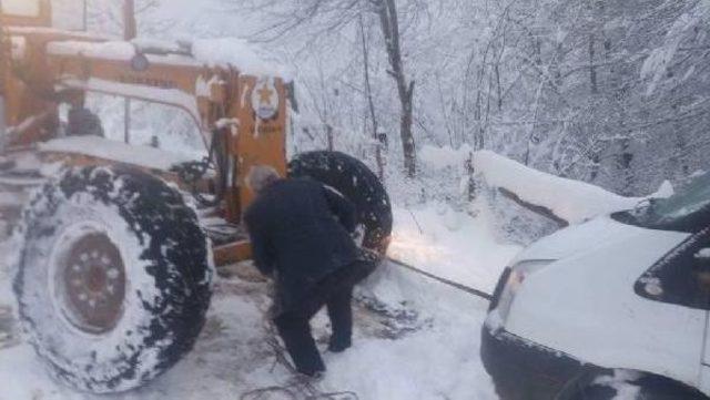 Ordu’Da Kar Kalınlığı 25 Santime Ulaştı