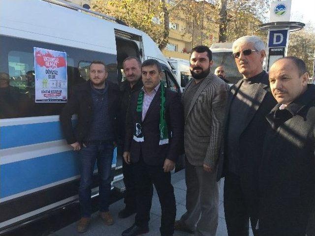 Sakaryalı Minibüsçüler ‘doları Boz Oyunu Boz’ Eylemi Yaptı 1