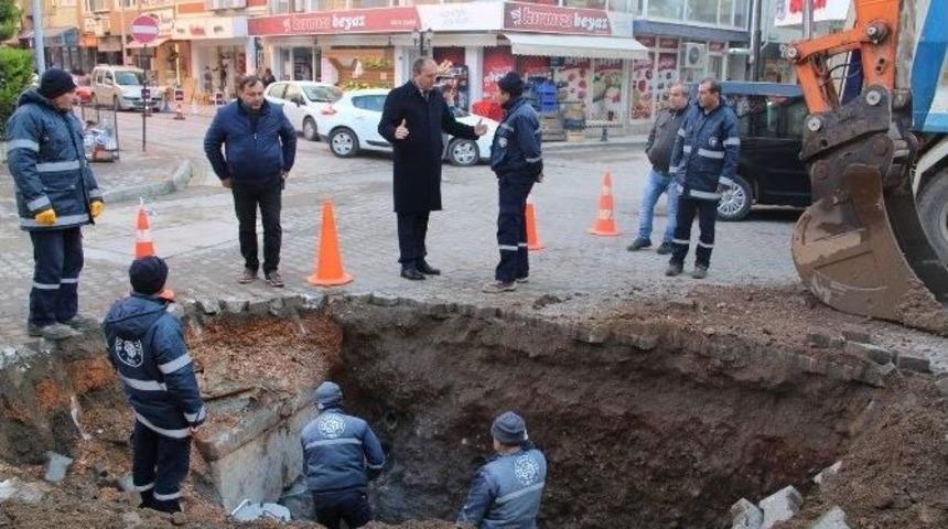 Biga&rsquo;da Yağmursuyu Sorunu &Ccedil;&ouml;z&uuml;me Kavuşuyor