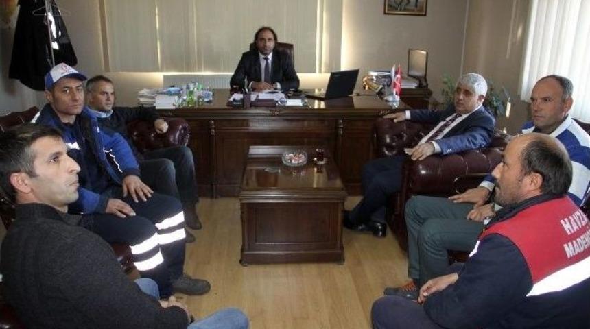 Başkan Şimşek, Madenciler İle Yemekte Bir Araya Geldi