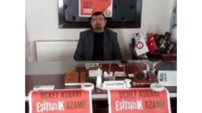 Disk Kayseri B&ouml;lge Temsilcisi Cumali Sağlam: "asgari &Uuml;cret Net 2 Bin Tl Olmalı"