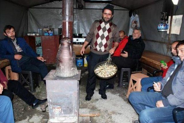 Balıkçılar Otobüsü Yatakhaneye Çevirdi