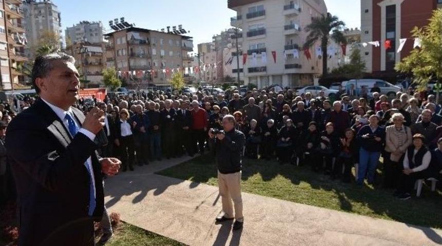 Muratpaşa&rsquo;da 4 Parkın A&ccedil;ılışı Yapıldı