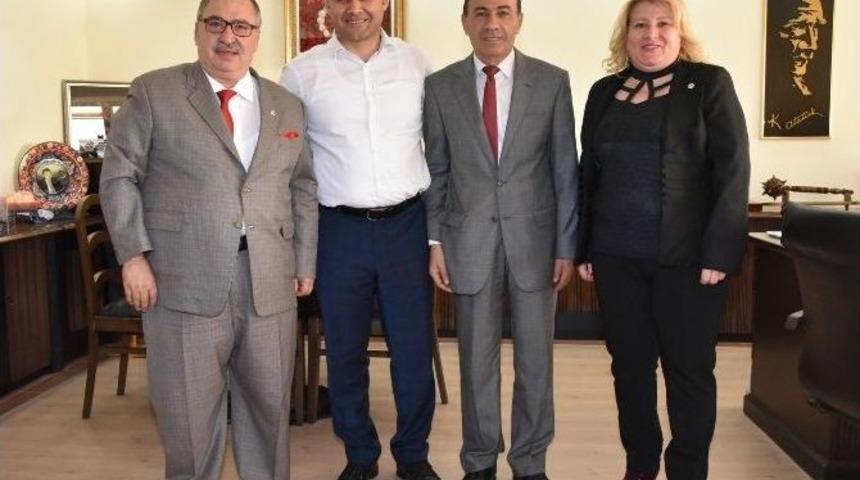 Kamu-der Genel Başkanı Baştuğ, Y&uuml;cel&rsquo;i Ziyaret Etti