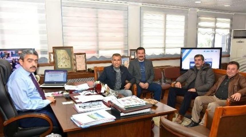 S&ouml;ke Mhp&rsquo;den Haluk Alıcık&rsquo;a Ziyaret