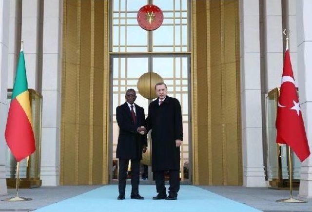 Cumhurbaşkanı Erdoğan, Benin Cumhurbaşkanı Talon'u Resmi Törenle Karşıladı