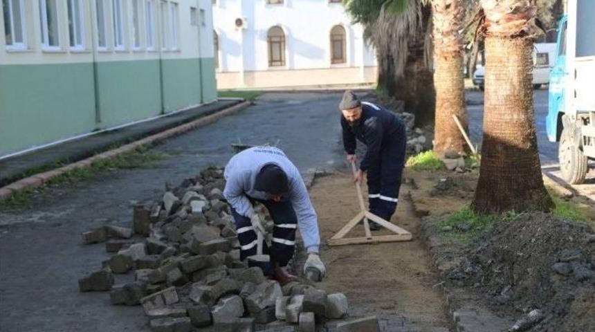 Kırkpınar Meydanında &Ccedil;alışmalar Devam Ediyor