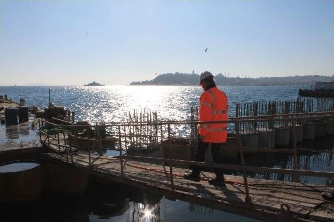 (&ouml;zel Haber) Galataport Projesi Havadan G&ouml;r&uuml;nt&uuml;lendi