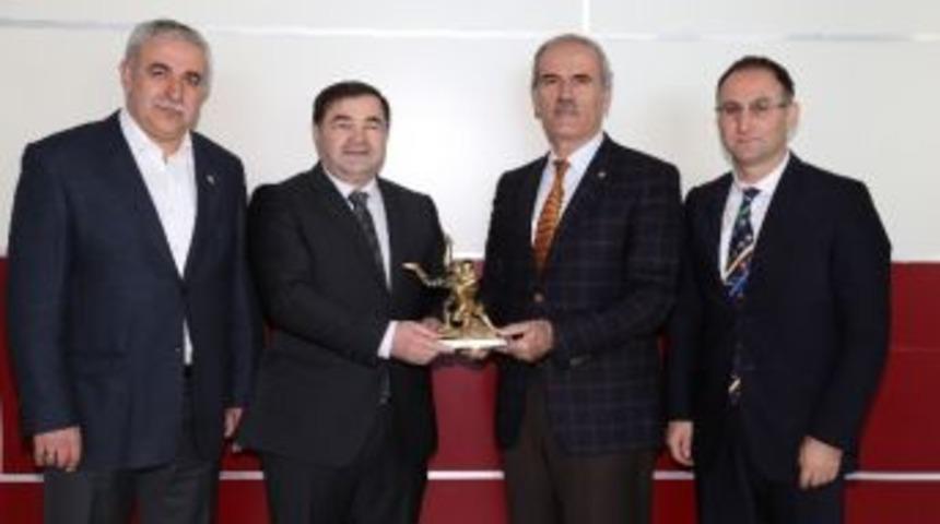 T&uuml;rkiye G&uuml;reş Federasyonu Başkanı Aydın&rsquo;dan Altepe&rsquo;ye Ziyaret