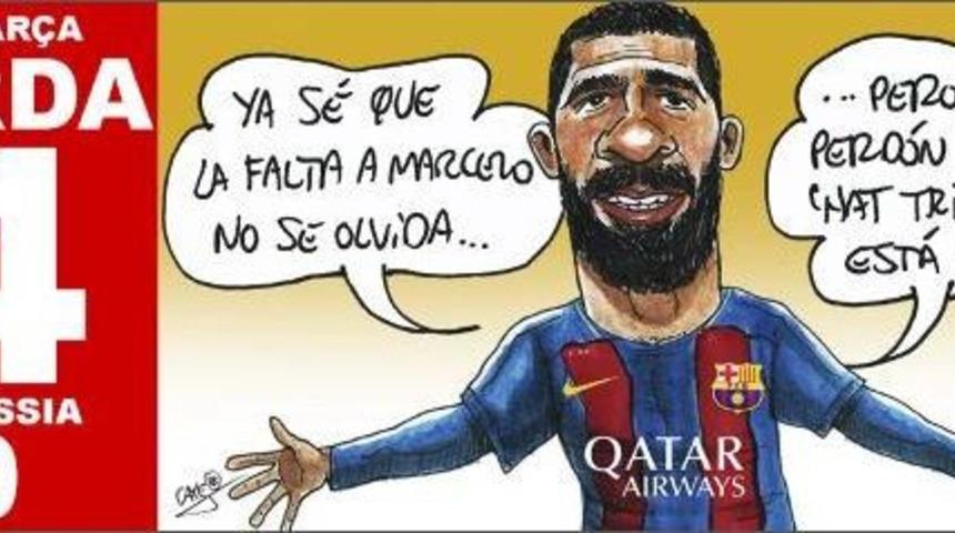 Arda Turan İspanya'da Manşet