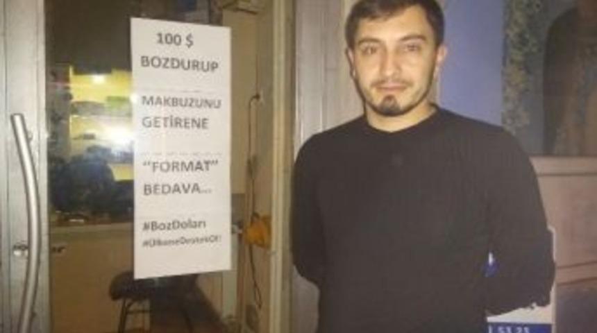 Dolar Bozdurana Bilgisayar Formatı Bedava