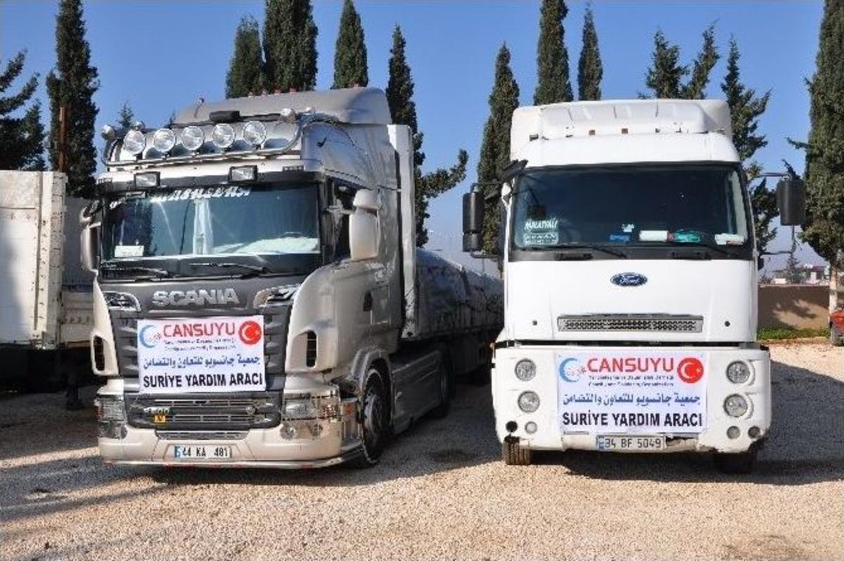 Halep&rsquo;e 52 Ton Un Yardımı