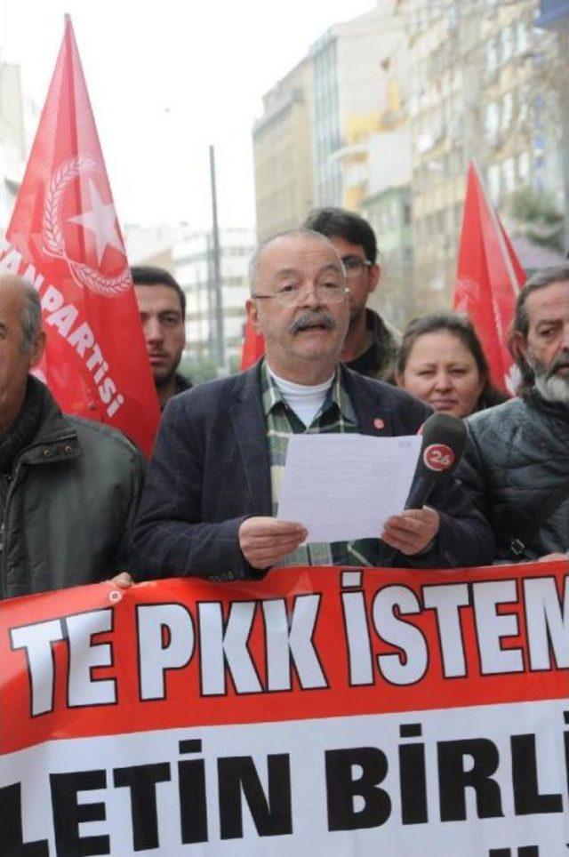 Vatan Partisi nden  hdp Kapatılsın  Eylemi 1