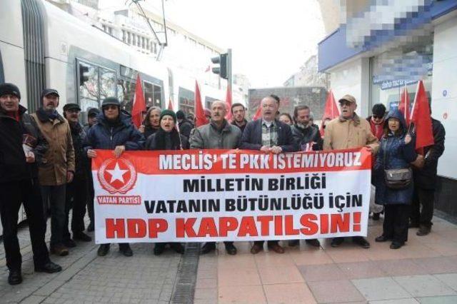 Vatan Partisi nden  hdp Kapatılsın  Eylemi 2