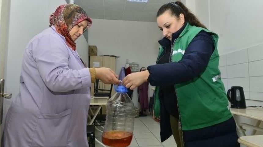 Yıldırım&rsquo;da Atık Yağlar Artık &Ccedil;evreyi Kirletmiyor