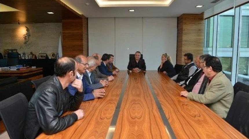 Başkan B&ouml;cek&rsquo;e Muhtarlardan Ziyaret