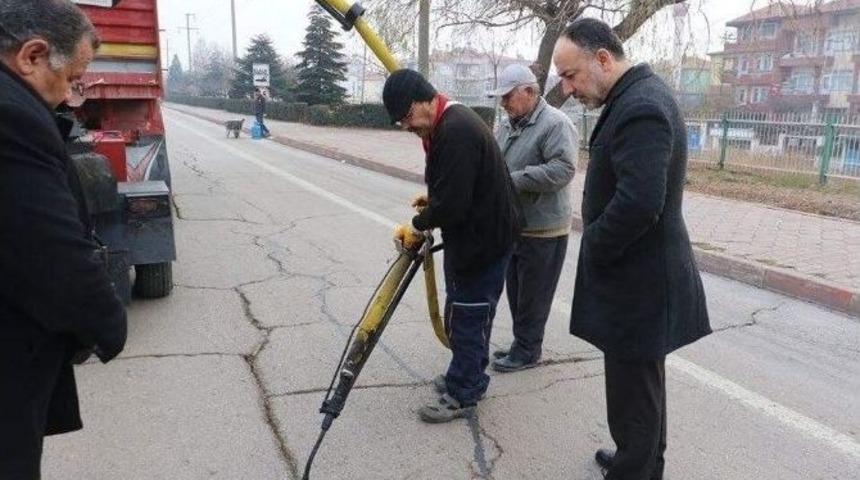 Başkan Saygılı Belediye &Ccedil;alışmalarını İnceledi