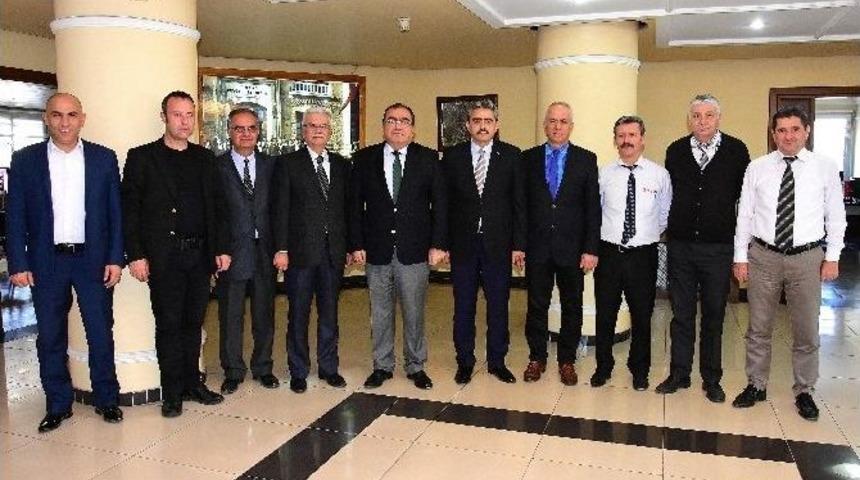 Kaymakam Okur&rsquo;dan Başkan Alıcık&rsquo;a Veda Ziyareti