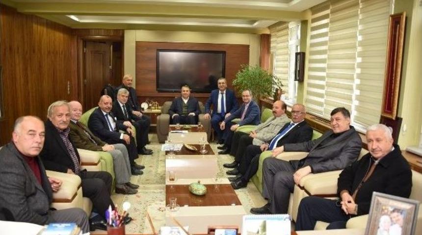 Başkan &Ccedil;er&ccedil;i Esnaf Ve Sanatkarları Ağırladı