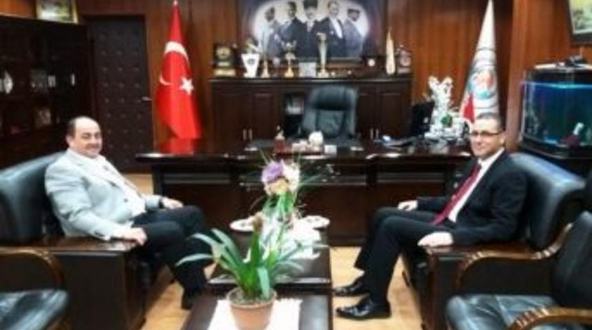 Kaymakam &Ccedil;ağlar&rsquo;dan Demirtaş&rsquo;a Veda Ziyareti