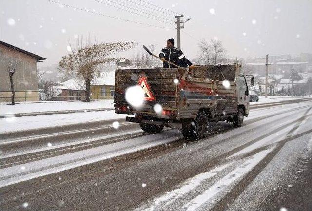 Karabük’te Kar Mücadelesi