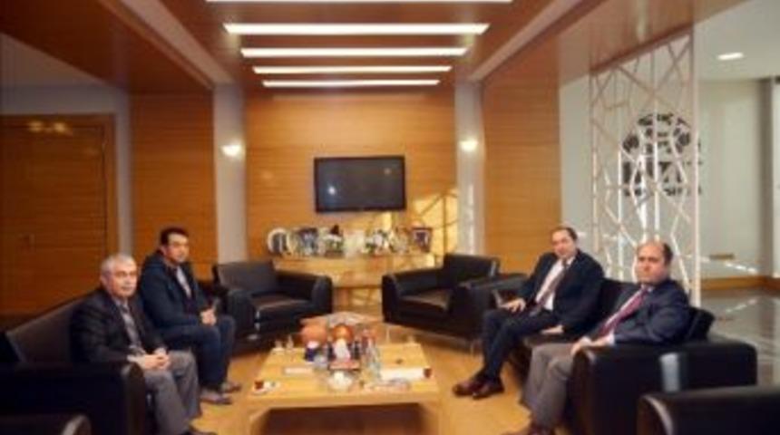 Ermiş&rsquo;ten Rekt&ouml;r Alkan&rsquo;a Ziyaret