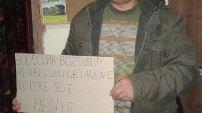 Dolarını Bozdurana 10 Litre Süt, Kahvehanede Bir Hafta Çay Bedava