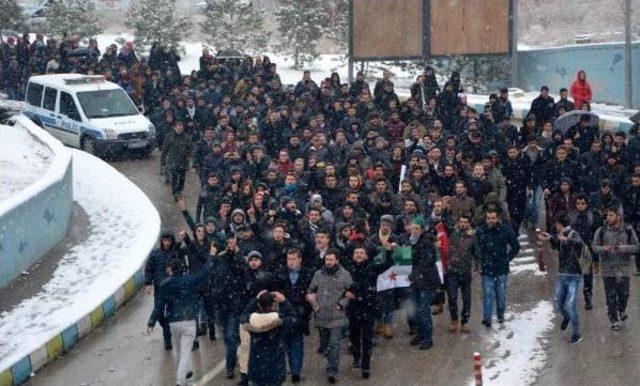 Karabük'te Halep Protestosu