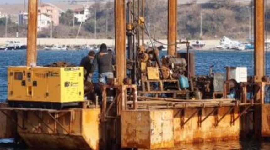 Lapseki Yat Limanı Projesi İ&ccedil;in Sondaj &Ccedil;alışmaları Başladı