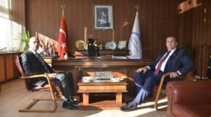 Emniyet Müdürü Şahne’den Milli Eğitim Müdürü Koca’ya Ziyaret