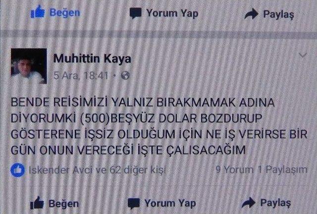 (özel Haber) Cumhurbaşkanının Dolarını Bozdur Çağrısına Alın Teriyle Destek