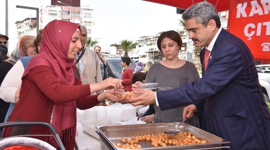 Nazilli&rsquo;de Regaip Kandili Dolayısıyla Lokma Hayrı Yapıldı