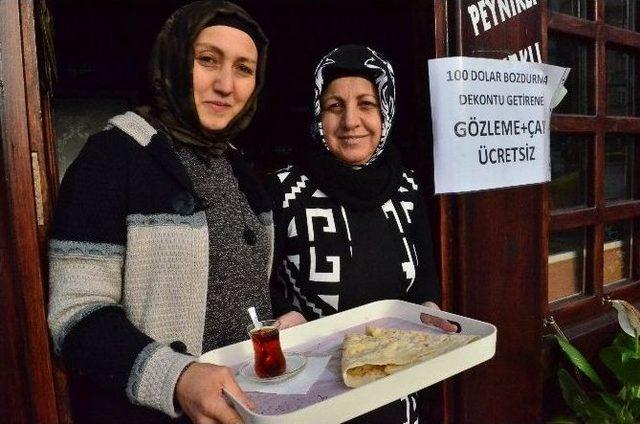 (özel Haber) 100 Dolar Bozdurup Getirene Gözleme Ve Çay Hediye