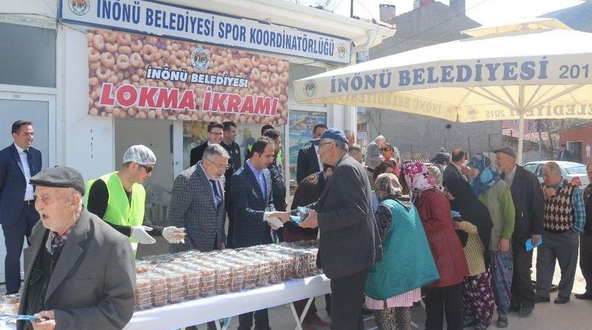 İn&ouml;n&uuml; Belediyesinden Lokma İkramı