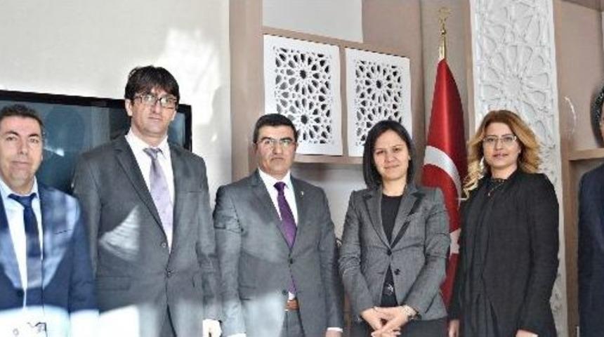 Asp İl M&uuml;d&uuml;rl&uuml;ğ&uuml; Y&ouml;neticileri, Vali Yardımcısı &Ouml;zdemir İle Vedalaştı