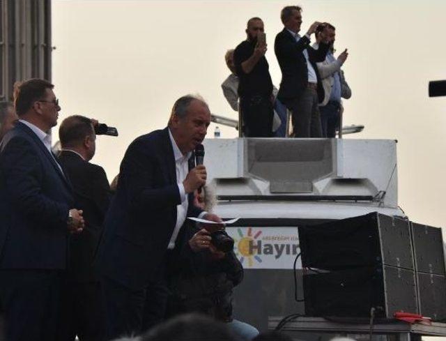 Muharrem İnce: Köpürmeyen Sabun, Kesmeyen Jileti Satmaya Çalışıyorlar