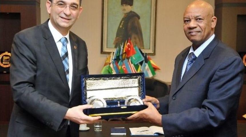 Sudan Başkonsolosundan Gso&rsquo;ya Ziyaret