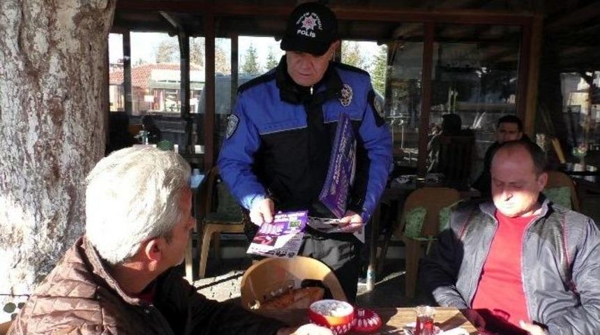Beyşehir&rsquo;de Telefon Dolandırıcılarına Karşı Broş&uuml;r Ve Afişli Uyarı