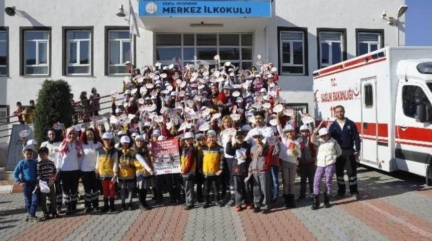 Seydişehir&rsquo;de 112 &Ccedil;alışanlarından &Ouml;ğrencilere Eğitim