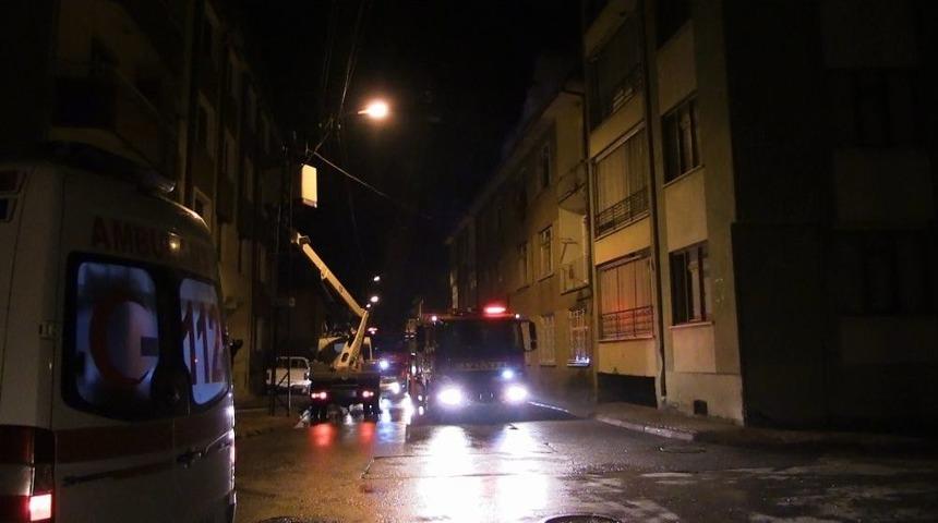 Konya&rsquo;da &Ccedil;atı Yangını