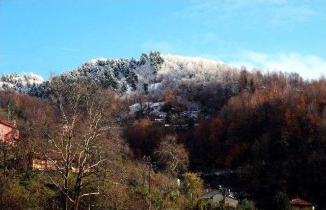 Zonguldak'ta Sonbahar Ve Kış Manzarası Aynı Karede