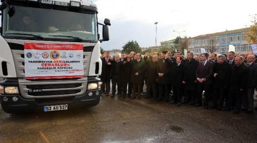 Ordu&rsquo;dan Cerablus&rsquo;a Yardım