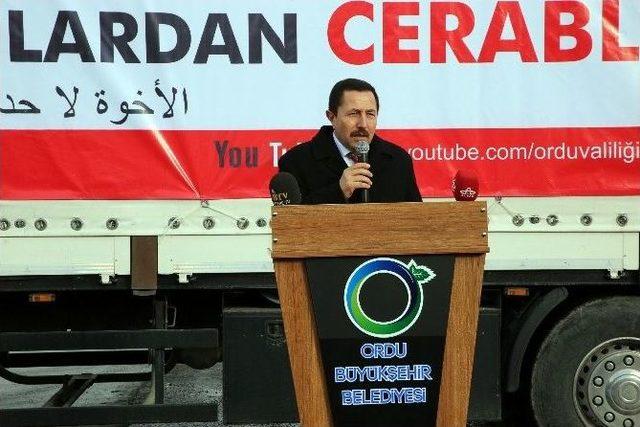 Ordu’dan Cerablus’a Yardım